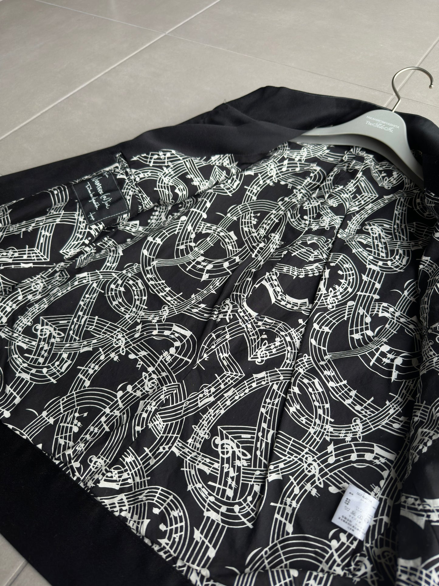 Number (N)ine SS07 "About a boy" silk jacket