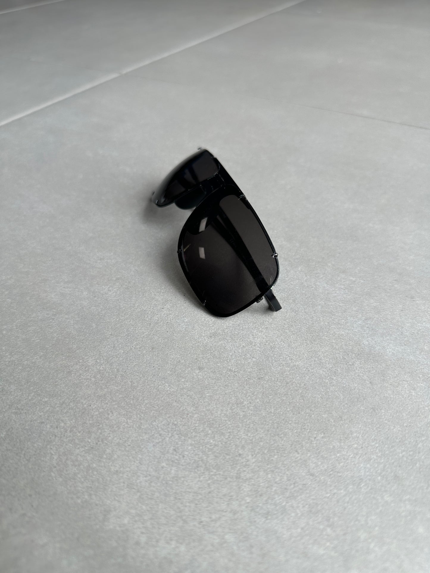 Dior Homme SS04 "Strip" Studded aviator sunglasses