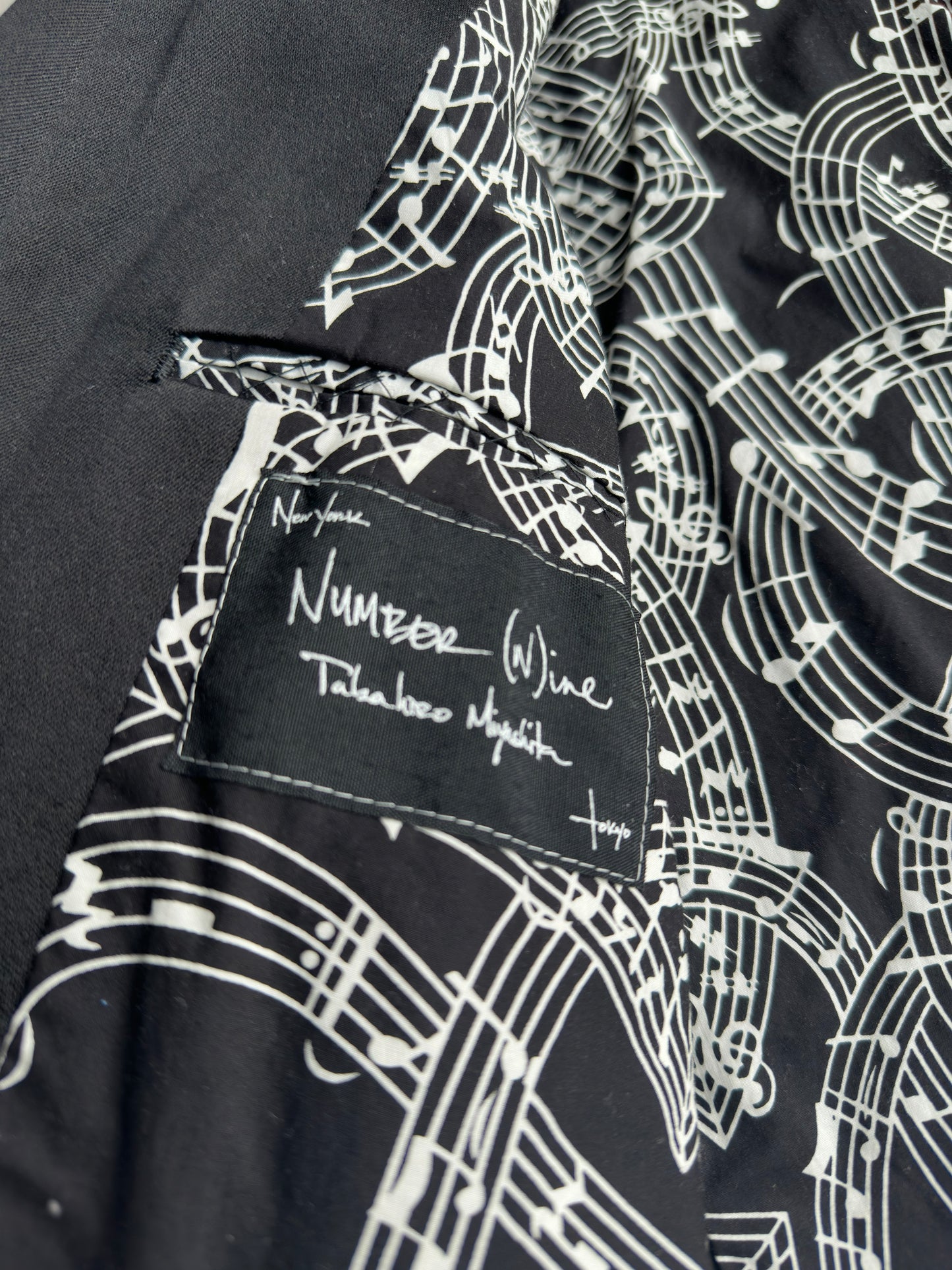 Number (N)ine SS07 "About a boy" silk jacket