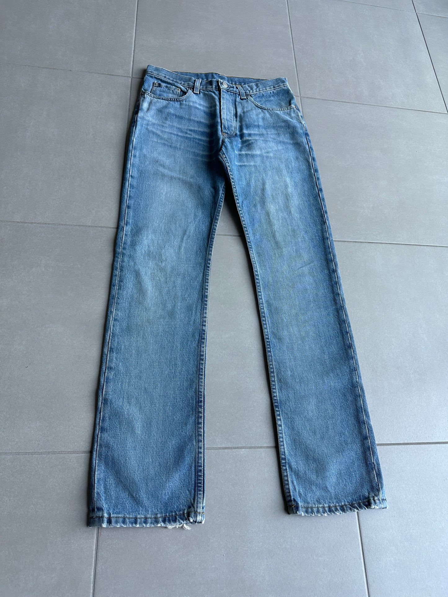 Helmut Lang Circa 2000’s vintage sanded denim
