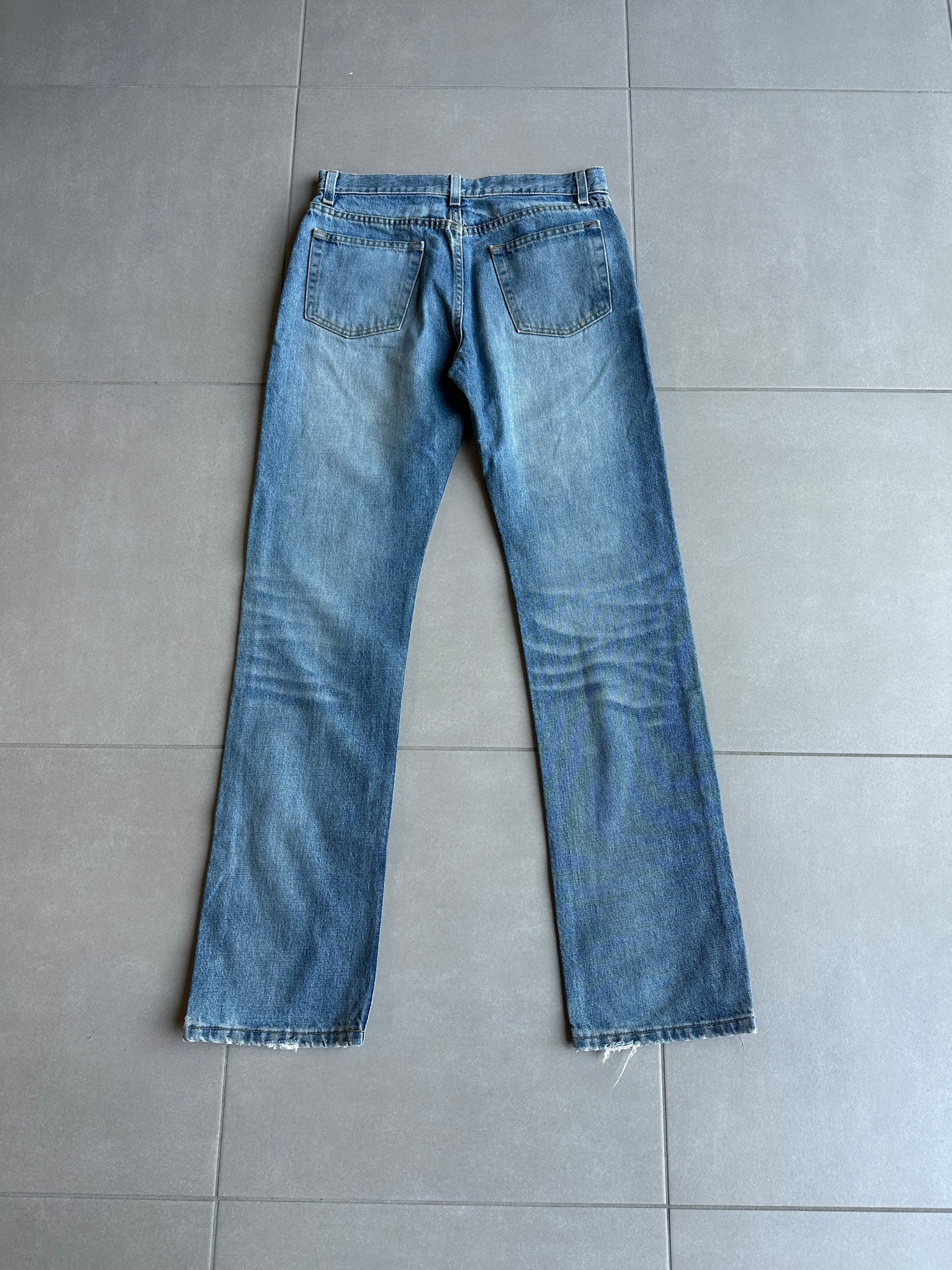 Helmut Lang Circa 2000’s vintage sanded denim