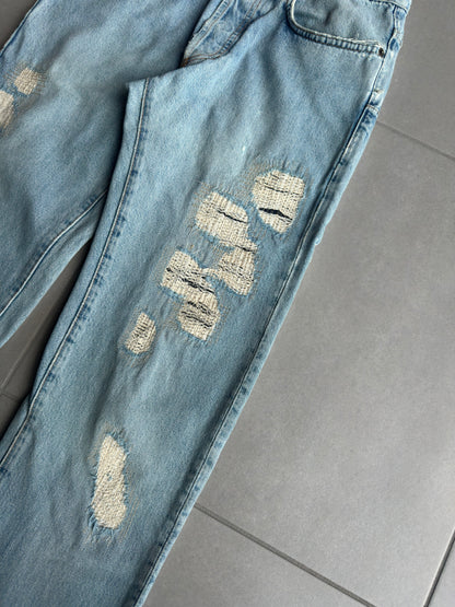 Dior Homme SS06 "The World Was A Mess, But His Hair Was Perfect" crash denim