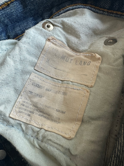 Helmut Lang Circa 2000’s vintage sanded denim