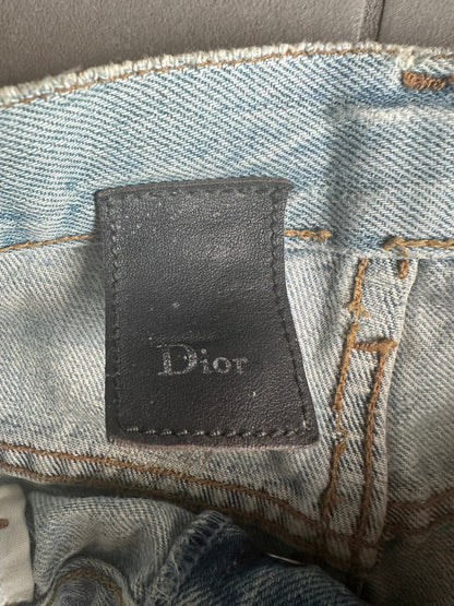 Dior Homme SS06 "The World Was A Mess, But His Hair Was Perfect" crash denim