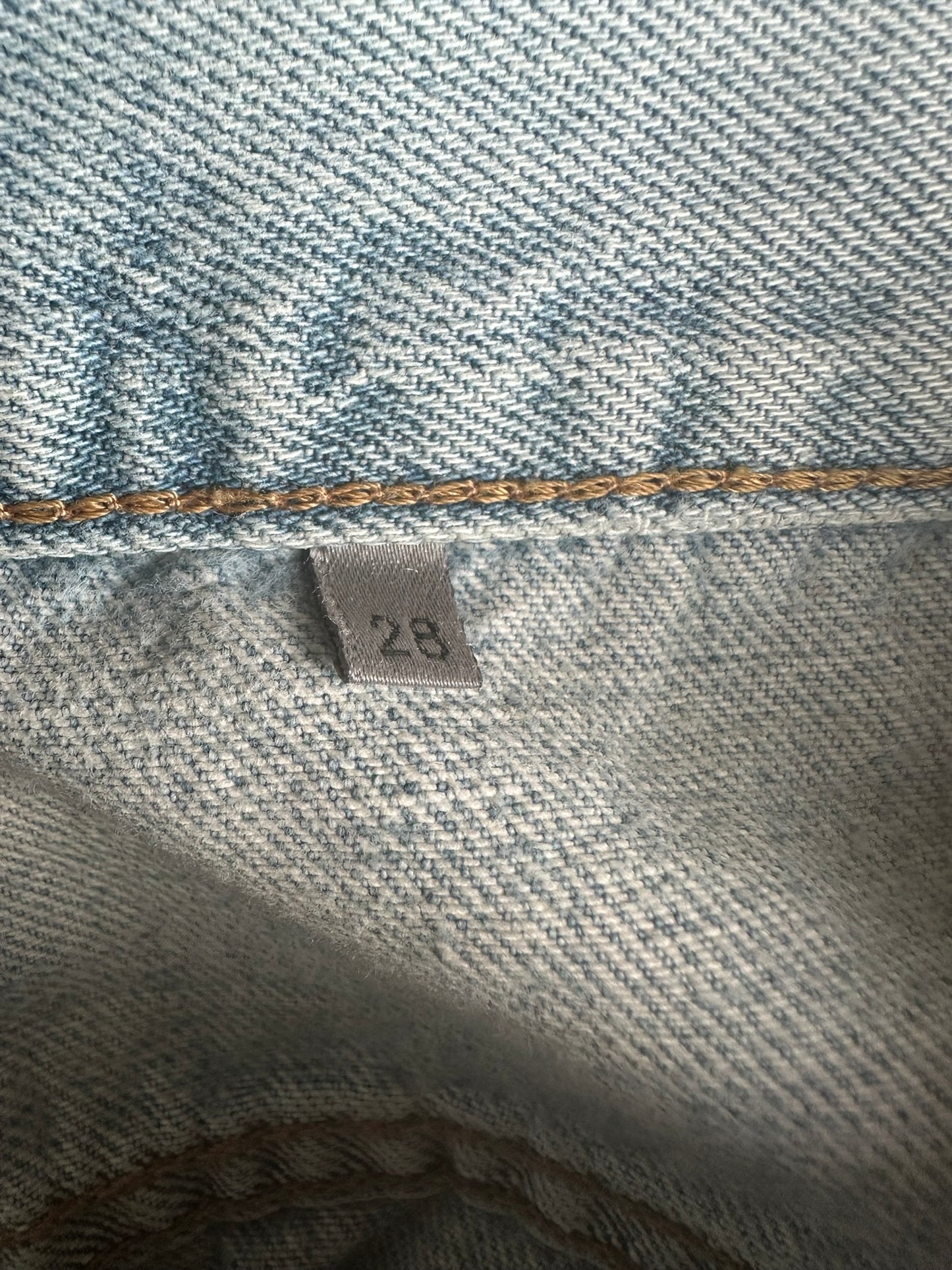 Dior Homme SS06 "The World Was A Mess, But His Hair Was Perfect" crash denim