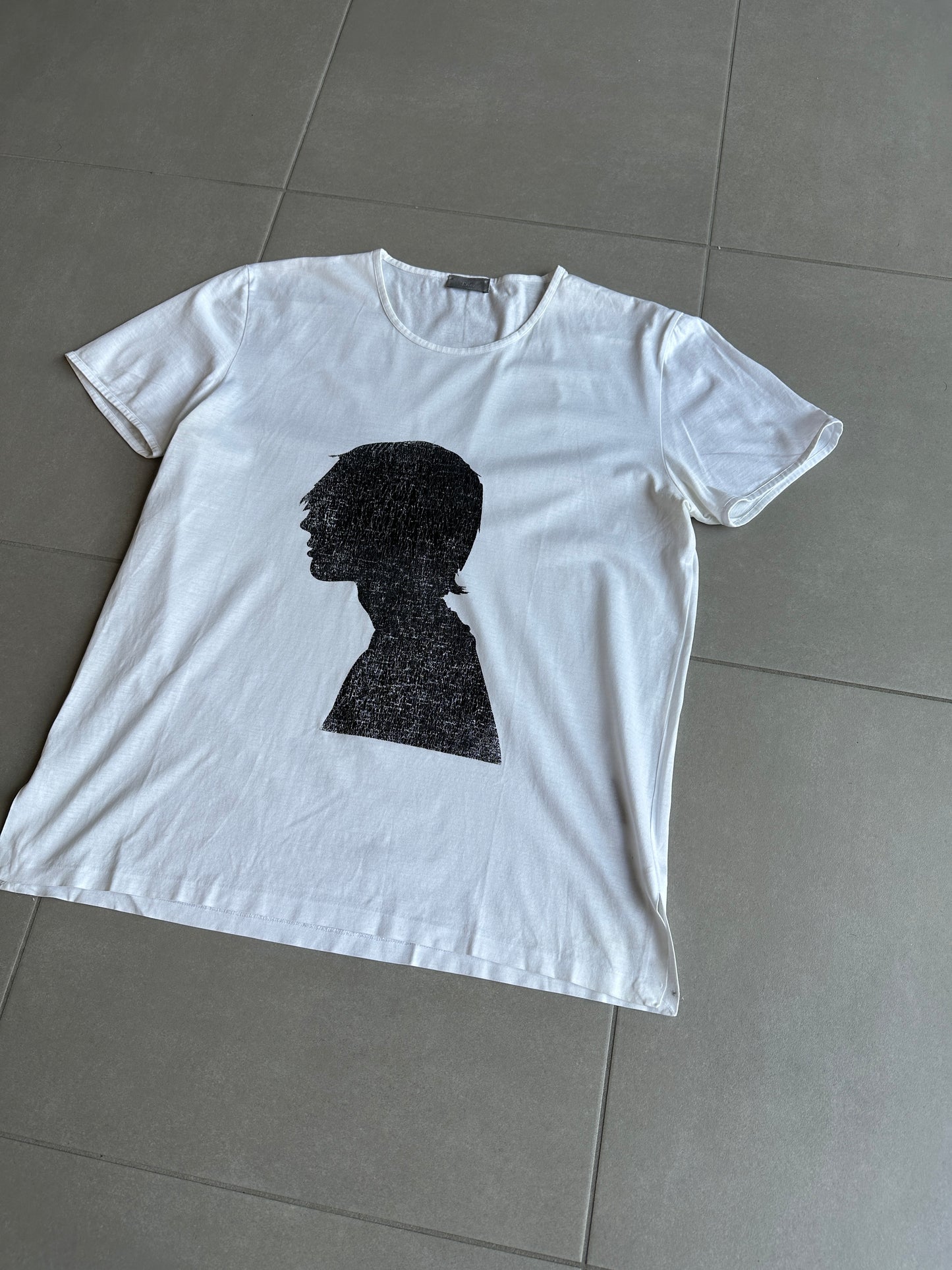 Dior Homme SS03 “Follow Me” Silhouette T-shirt
