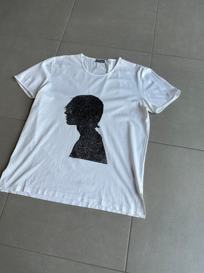 Dior Homme SS03 “Follow Me” Silhouette T-shirt