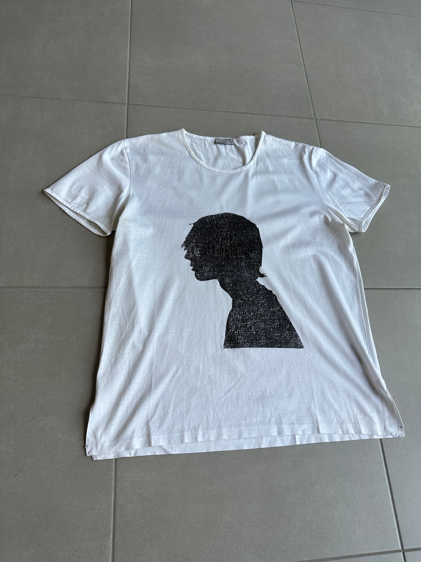 Dior Homme SS03 “Follow Me” Silhouette T-shirt