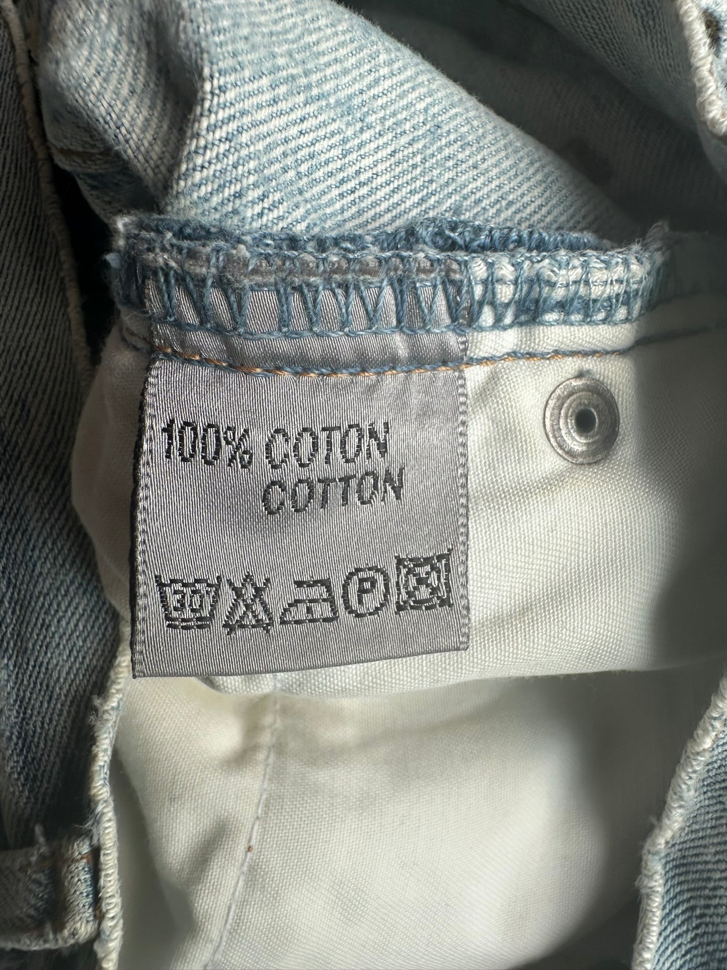 Dior Homme SS06 "The World Was A Mess, But His Hair Was Perfect" crash denim