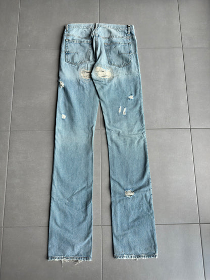 Dior Homme SS06 "The World Was A Mess, But His Hair Was Perfect" crash denim