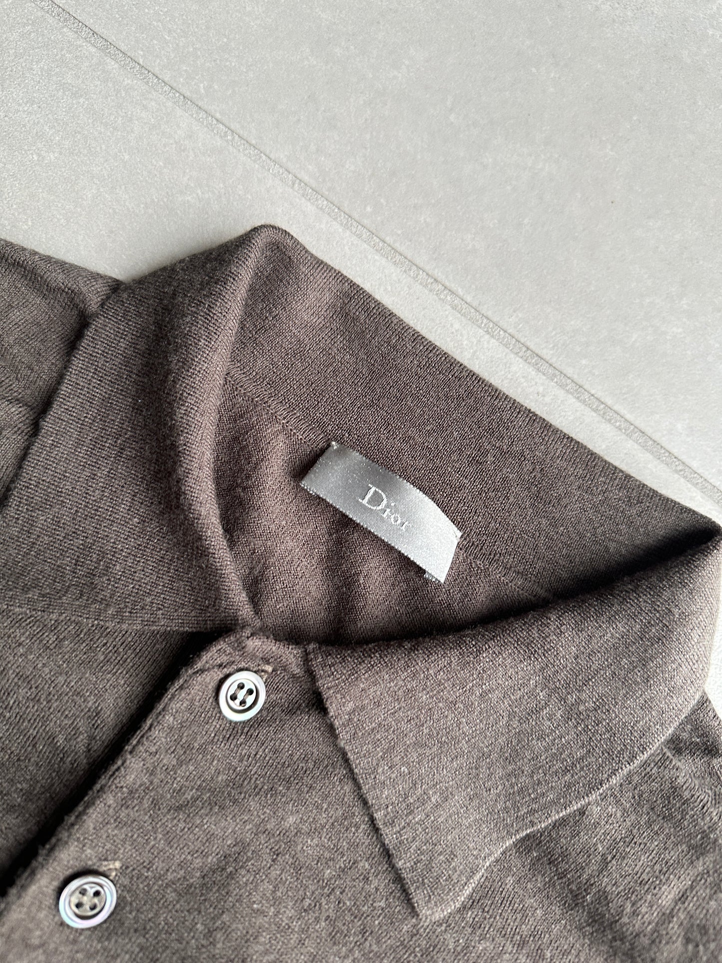 Dior Homme SS05 “BECK/Untitled” chest pocket polo shirt