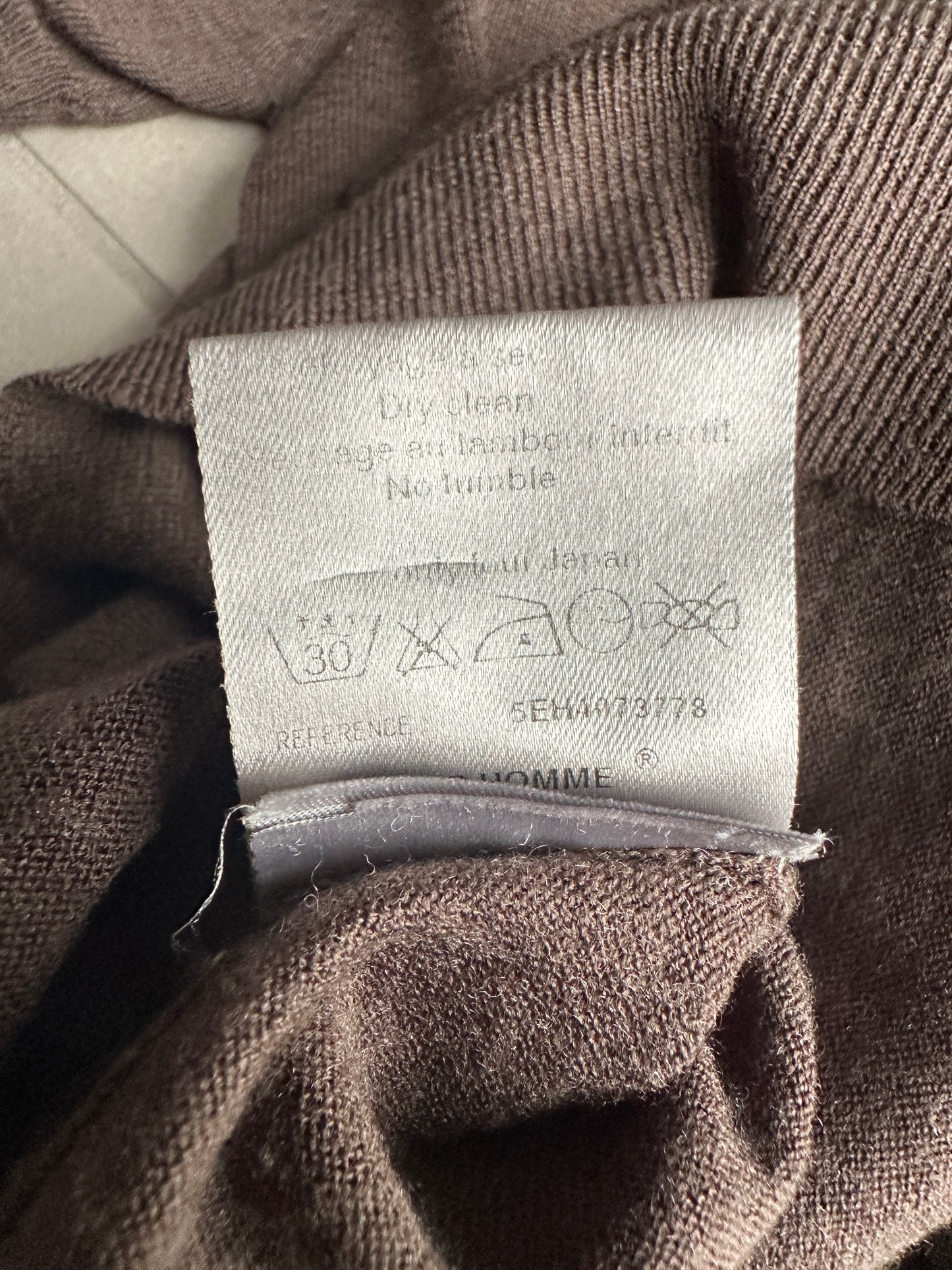 Dior Homme SS05 “BECK/Untitled” chest pocket polo shirt