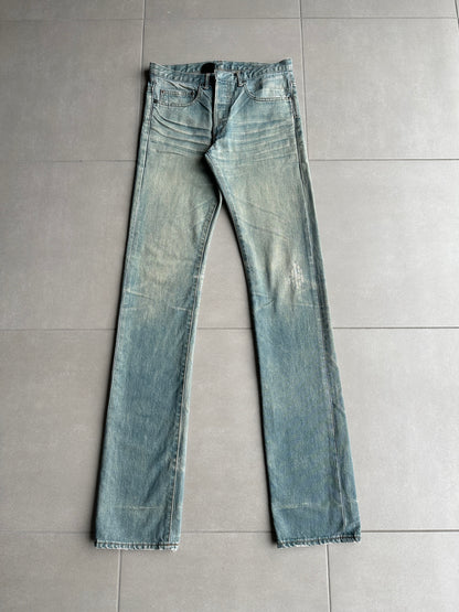 Dior Homme SS04 "strip" Bleu caire denim