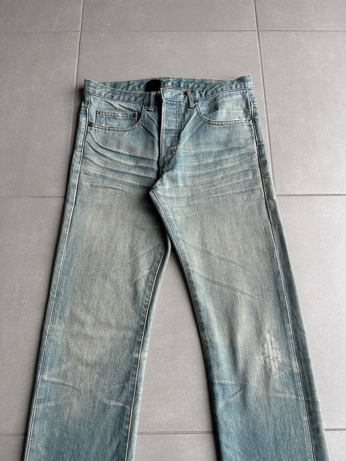 Dior Homme SS04 "strip" Bleu caire denim