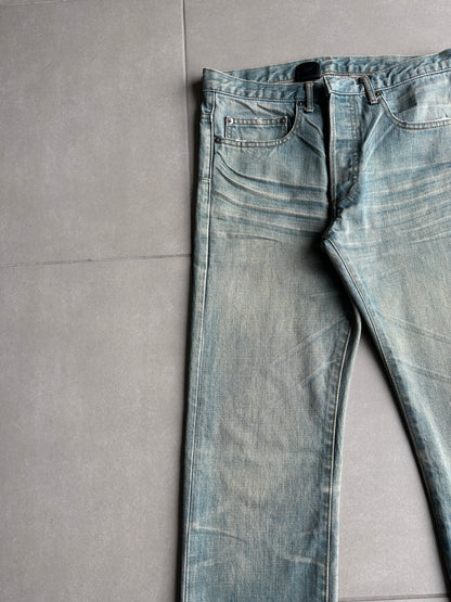 Dior Homme SS04 "strip" Bleu caire denim