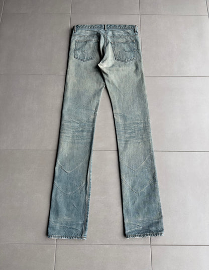 Dior Homme SS04 "strip" Bleu caire denim