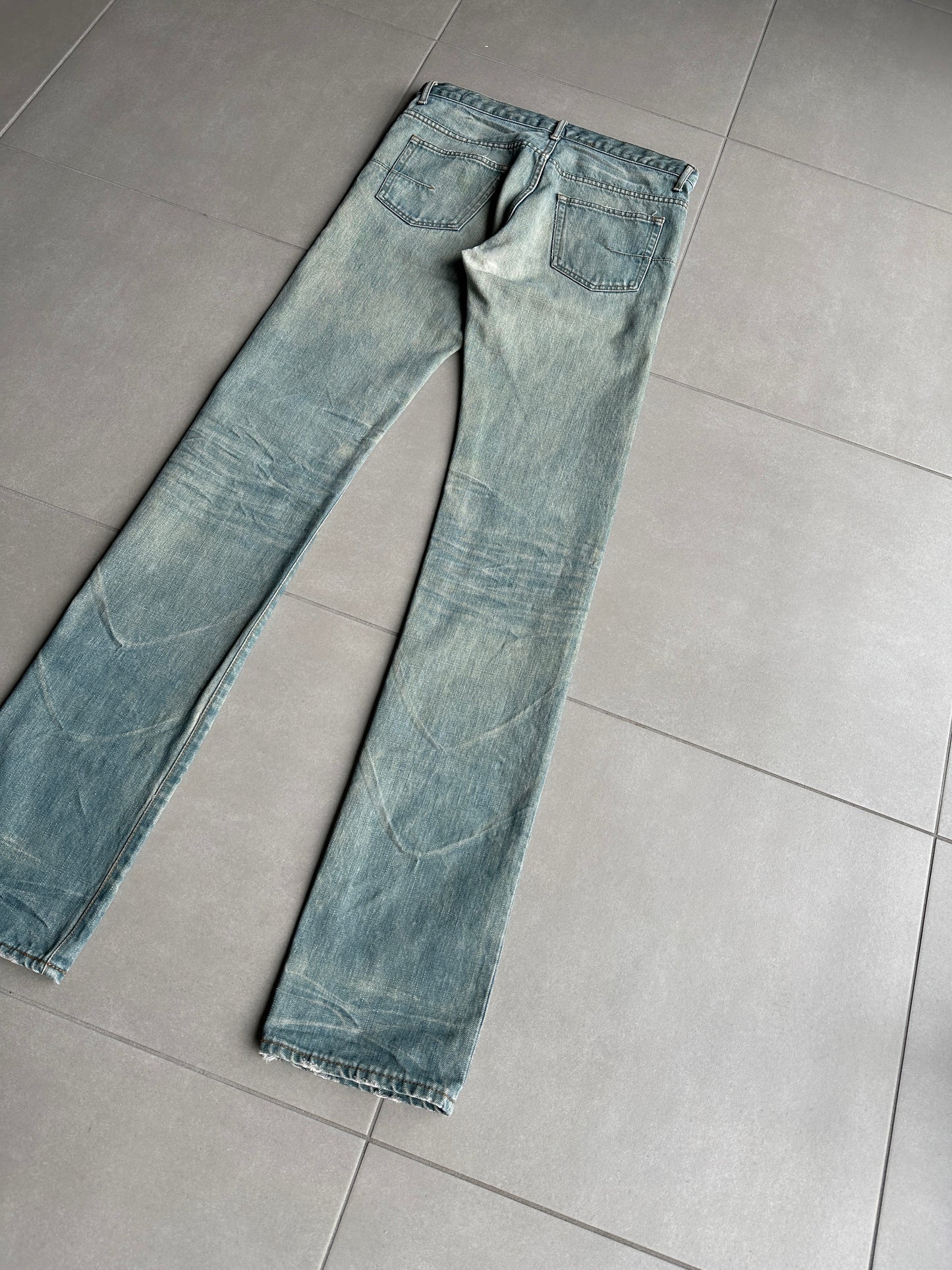 Dior Homme SS04 "strip" Bleu caire denim