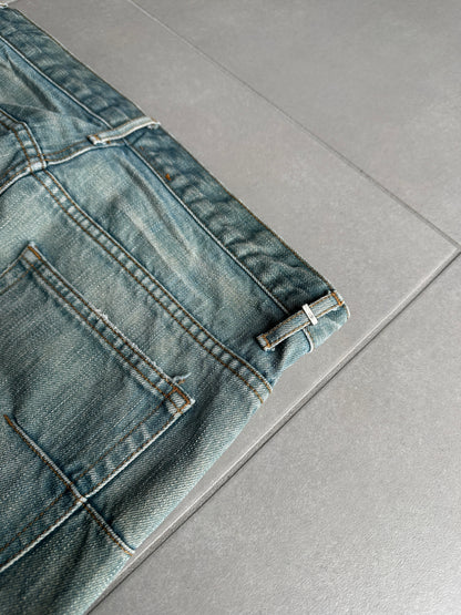Dior Homme SS04 "strip" Bleu caire denim