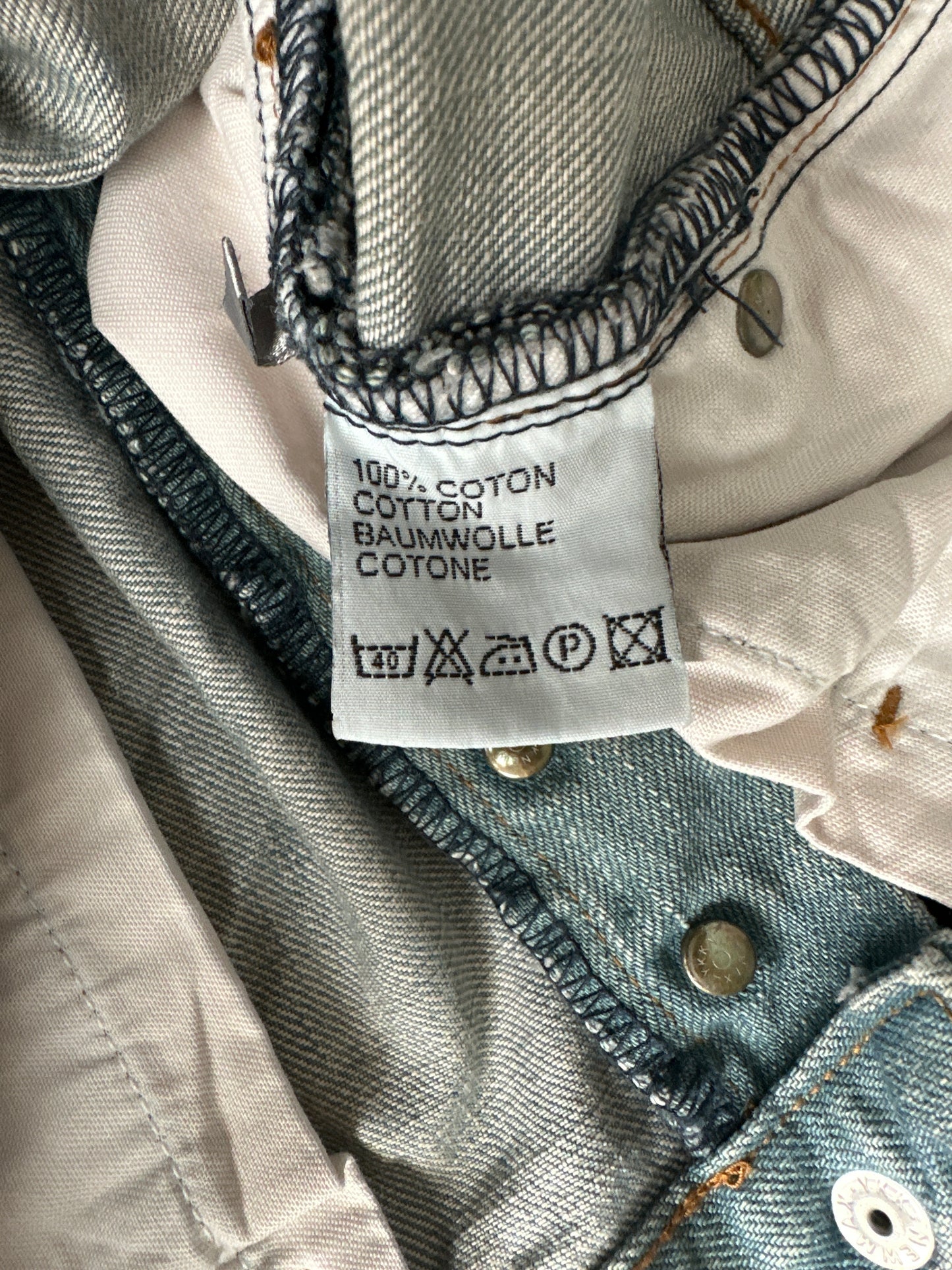 Dior Homme SS04 "strip" Bleu caire denim