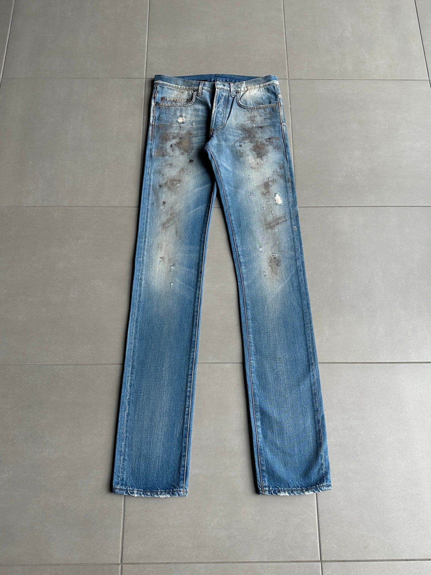 Dior Homme SS11 Dirt washed distressed denim