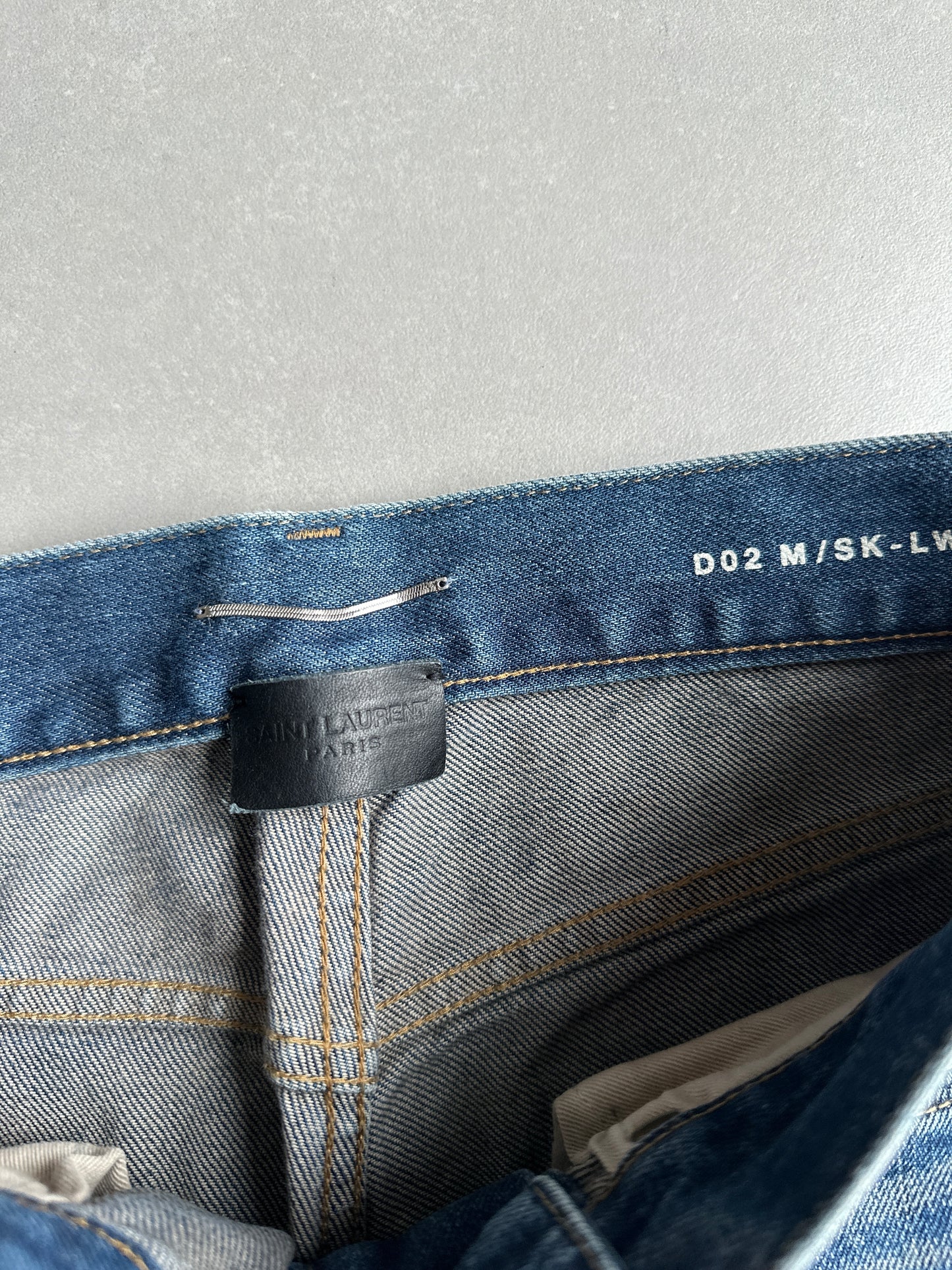 Saint Laurent Paris AW21 dark wash D02 jeans