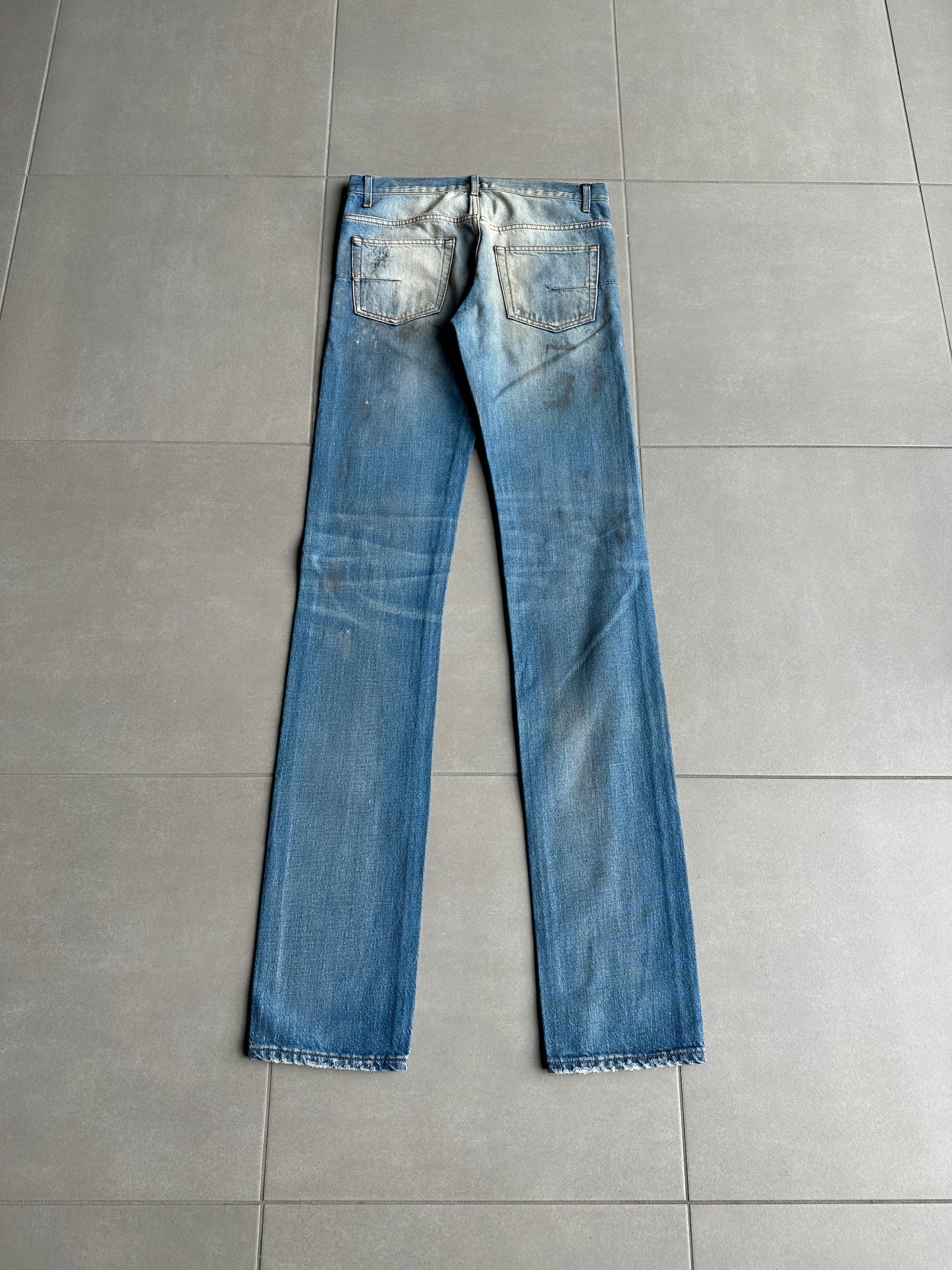 Dior Homme SS11 Dirt washed distressed denim