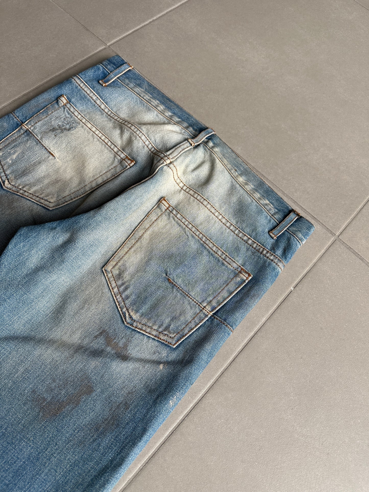 Dior Homme SS11 Dirt washed distressed denim