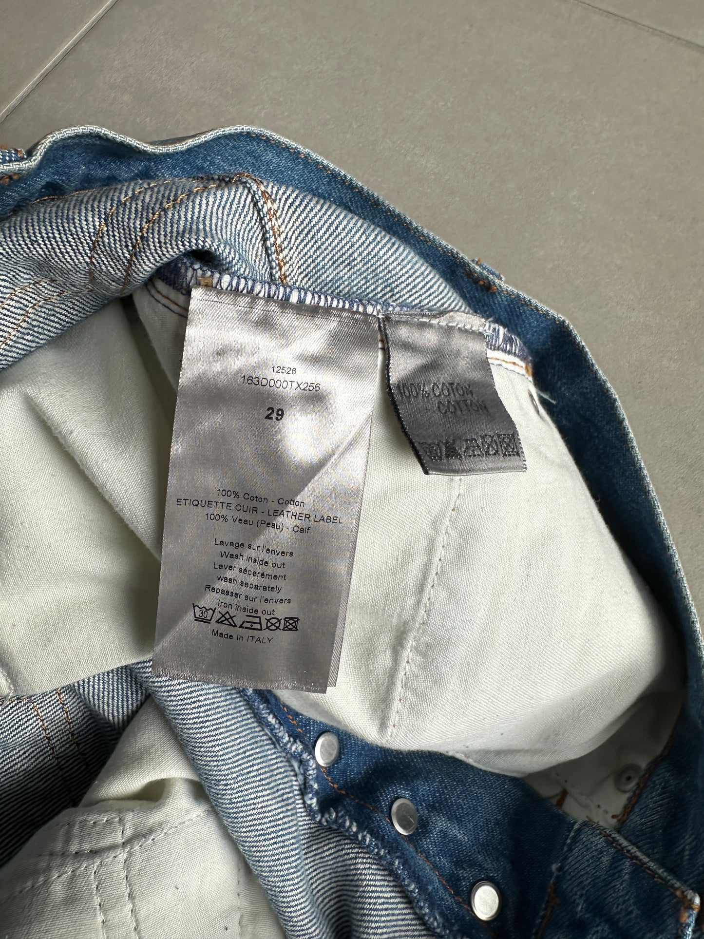 Dior Homme SS11 Dirt washed distressed denim