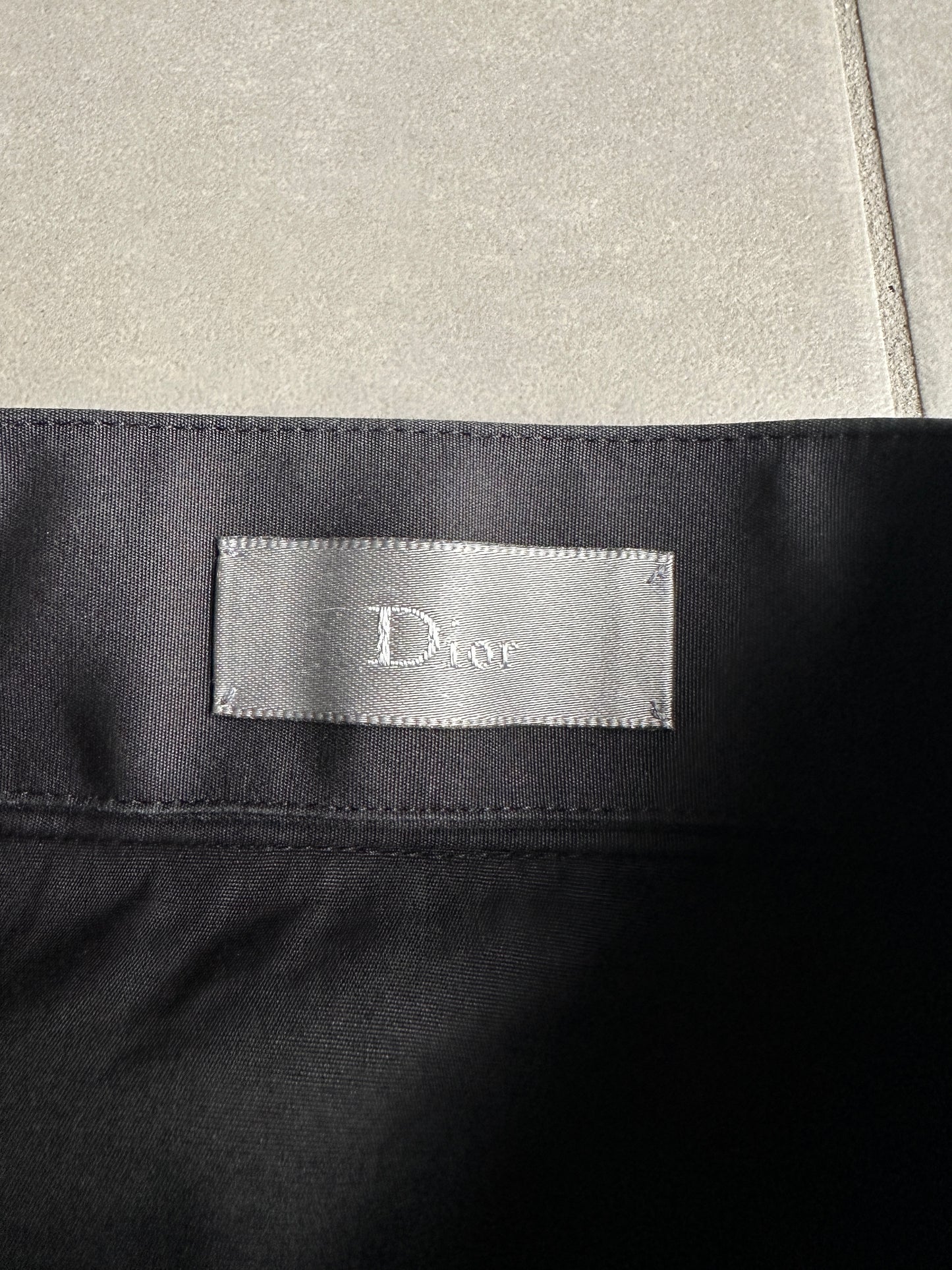 Dior Homme AW05 “In the morning” frill button up tuxedo shirt