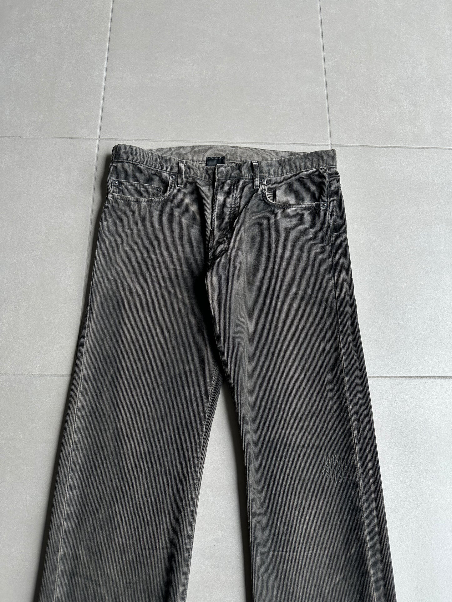 Dior Homme AW04 “Victim Of The Crime” Corduroy claw mark trousers