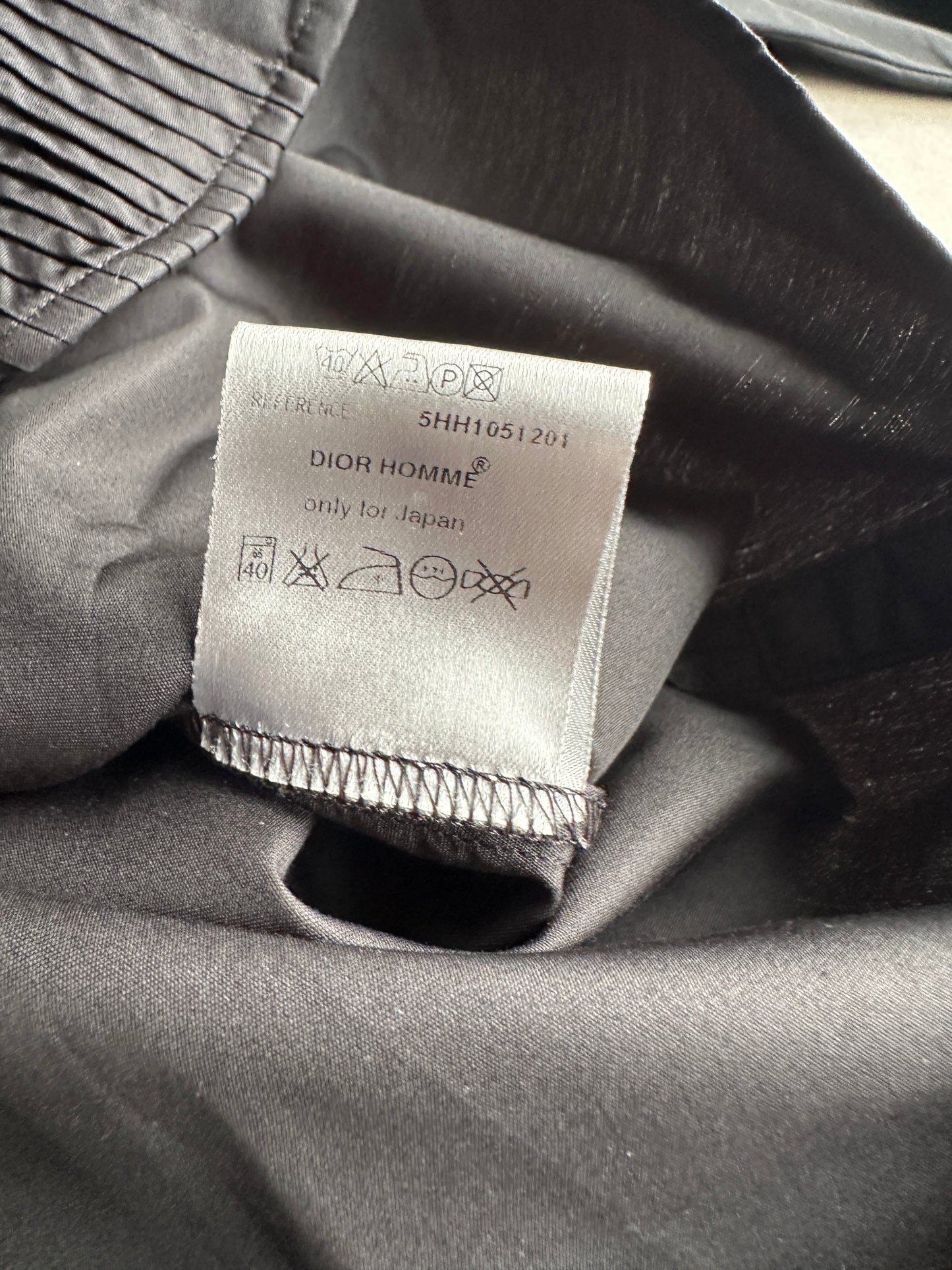 Dior Homme AW05 “In the morning” frill button up tuxedo shirt