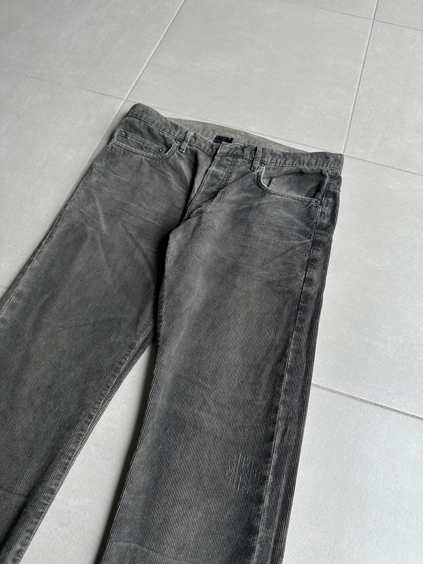Dior Homme AW04 “Victim Of The Crime” Corduroy claw mark trousers