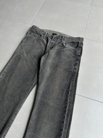 Dior Homme AW04 “Victim Of The Crime” Corduroy claw mark trousers