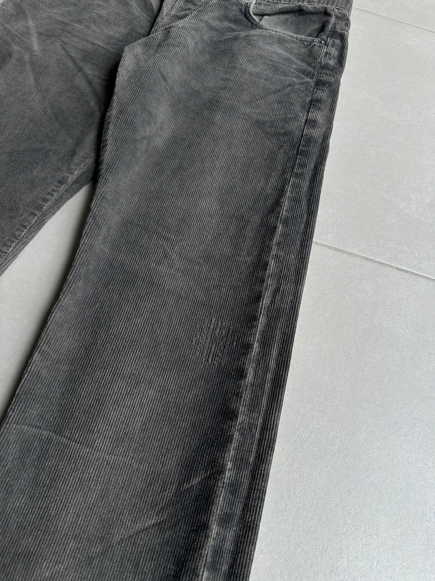 Dior Homme AW04 “Victim Of The Crime” Corduroy claw mark trousers