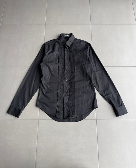 Dior Homme AW05 “In the morning” frill button up tuxedo shirt