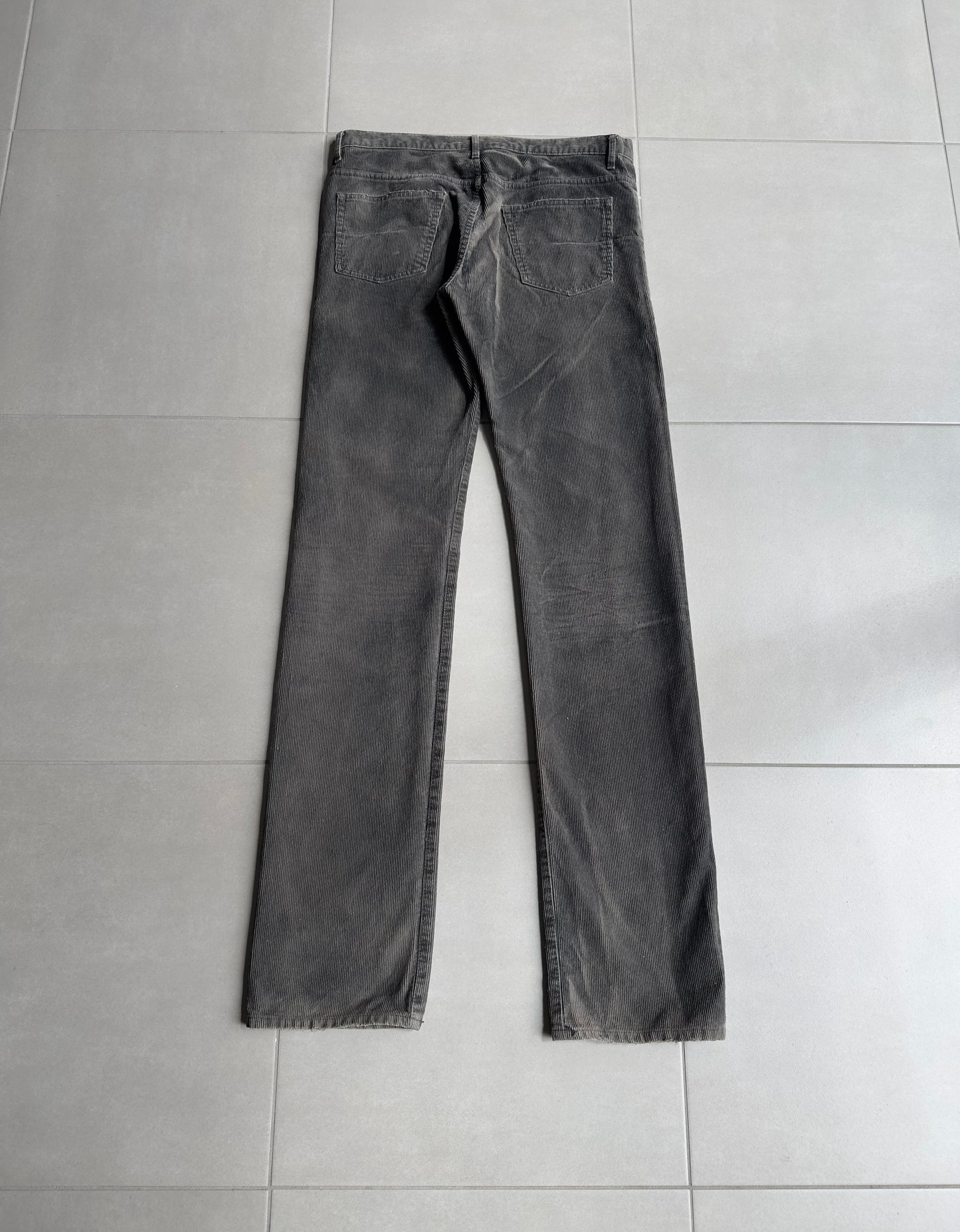 Dior Homme AW04 “Victim Of The Crime” Corduroy claw mark trousers