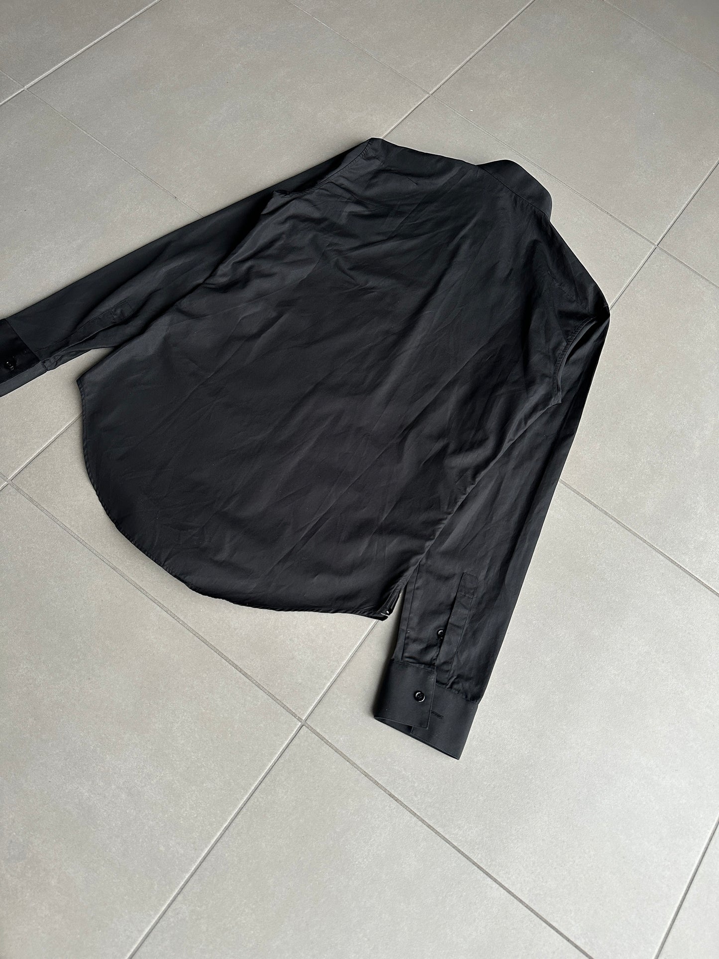 Dior Homme AW05 “In the morning” frill button up tuxedo shirt