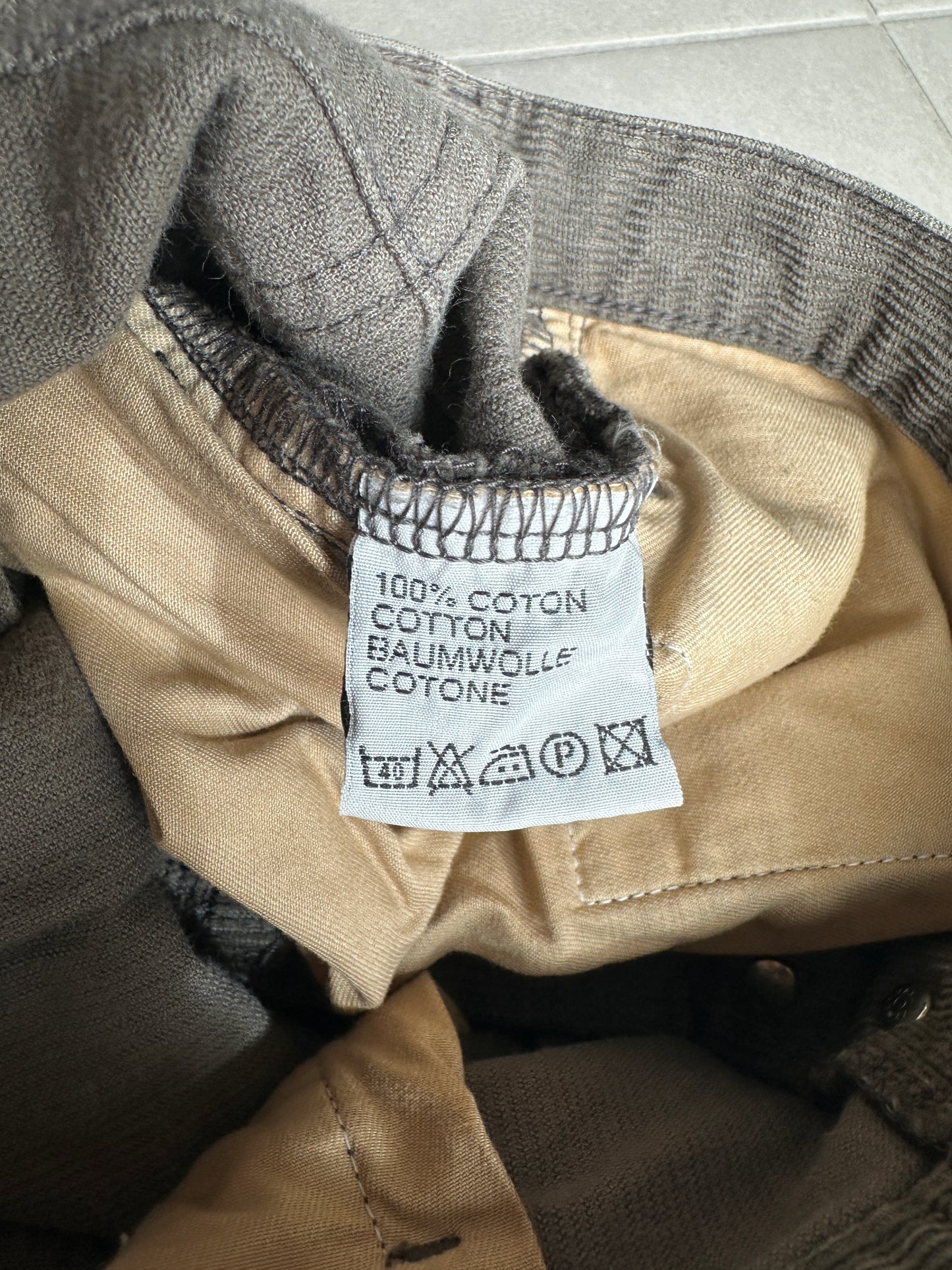 Dior Homme AW04 “Victim Of The Crime” Corduroy claw mark trousers