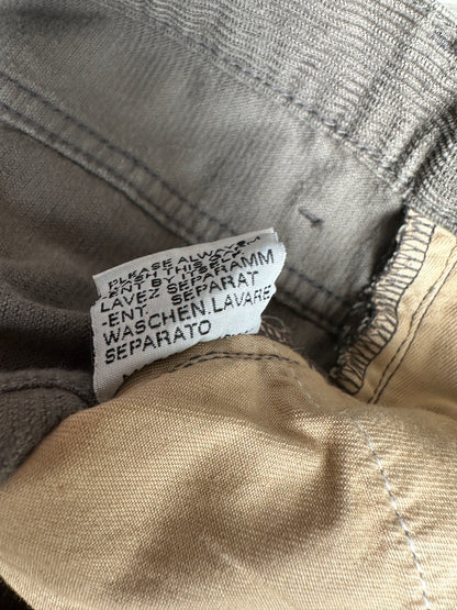 Dior Homme AW04 “Victim Of The Crime” Corduroy claw mark trousers