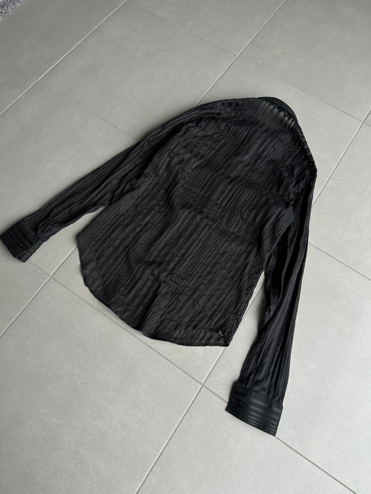 Dior Homme SS05 "BECK/Untitled" semi sheer striped button up