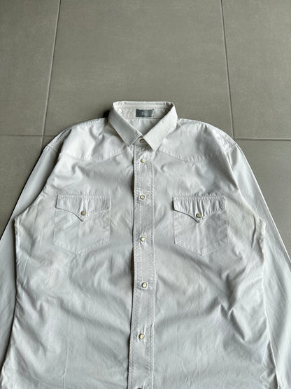 Dior Homme AW04 “Victim Of The Crime” western snap button up shirt
