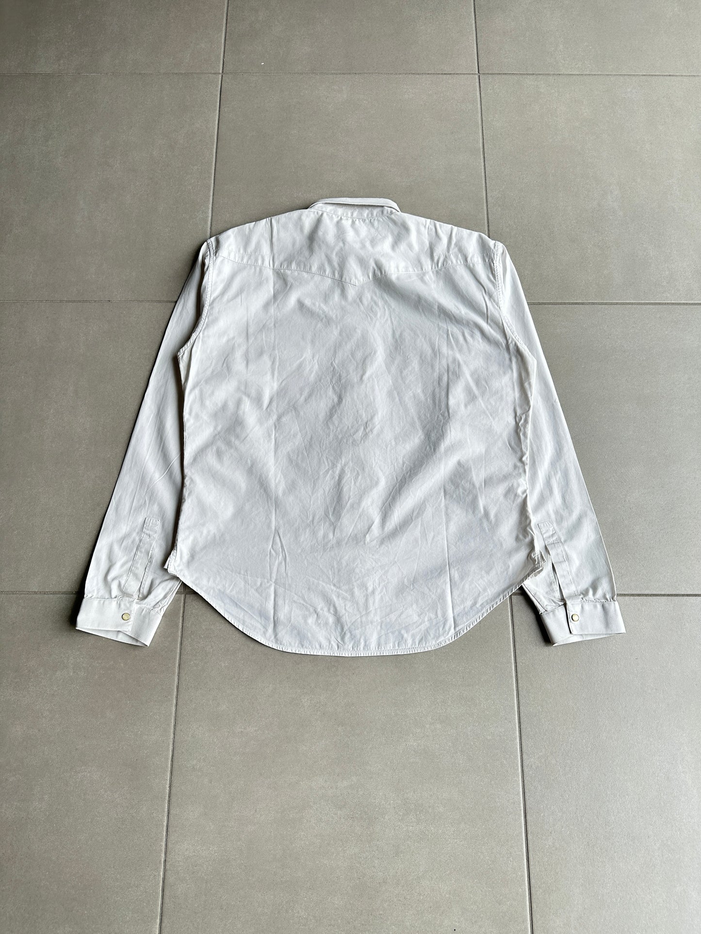 Dior Homme AW04 “Victim Of The Crime” western snap button up shirt