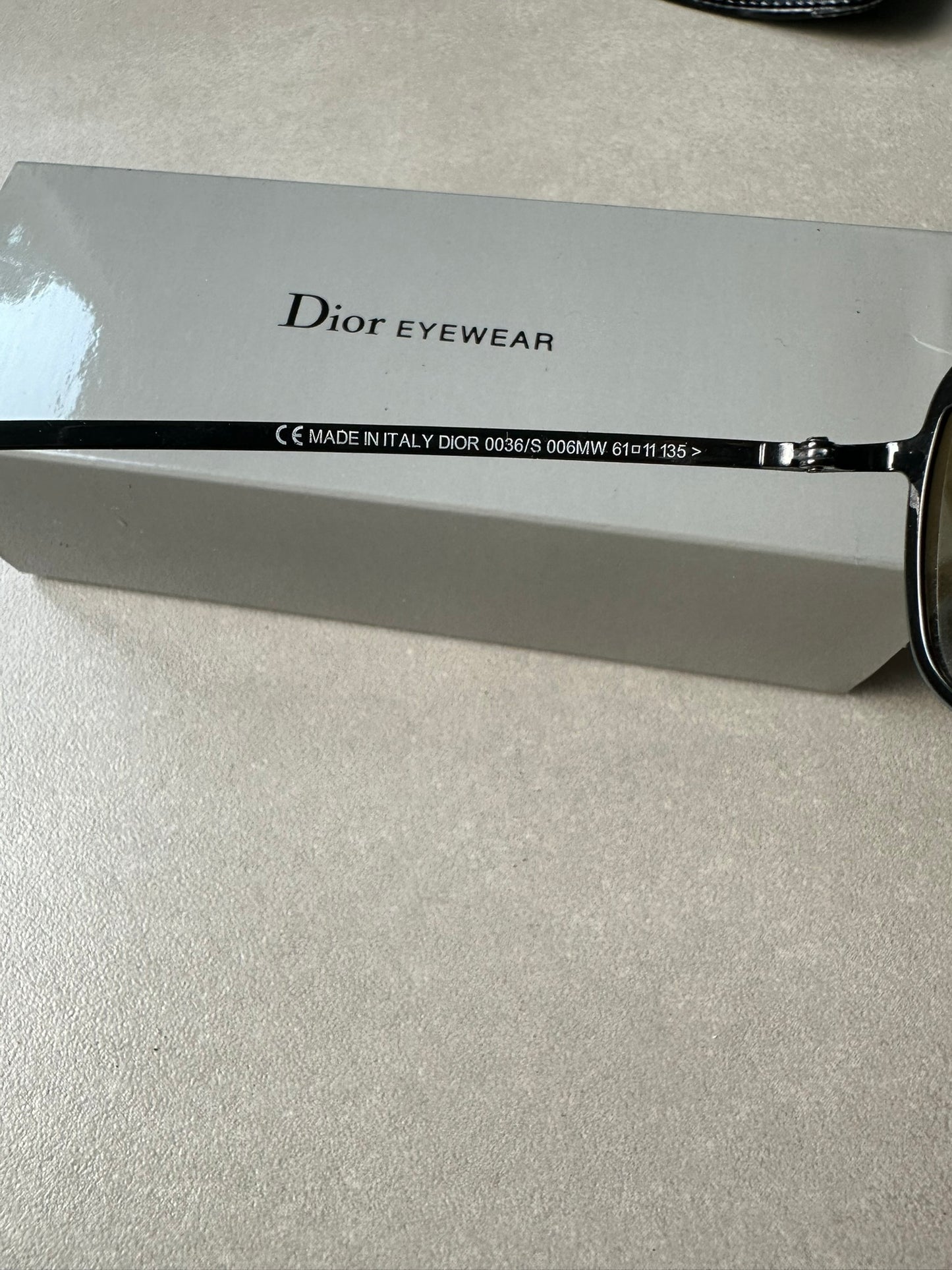 Dior Homme AW03 "Luster" studded aviator sunglasses