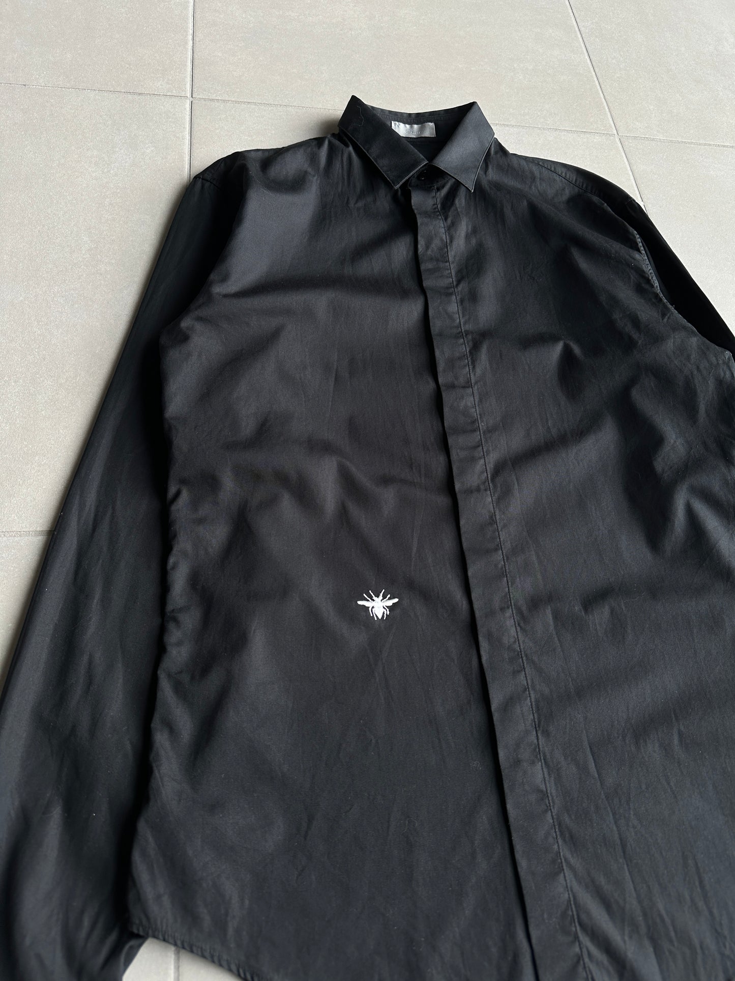 Dior homme AW07 “Navigate” Bee motif button up