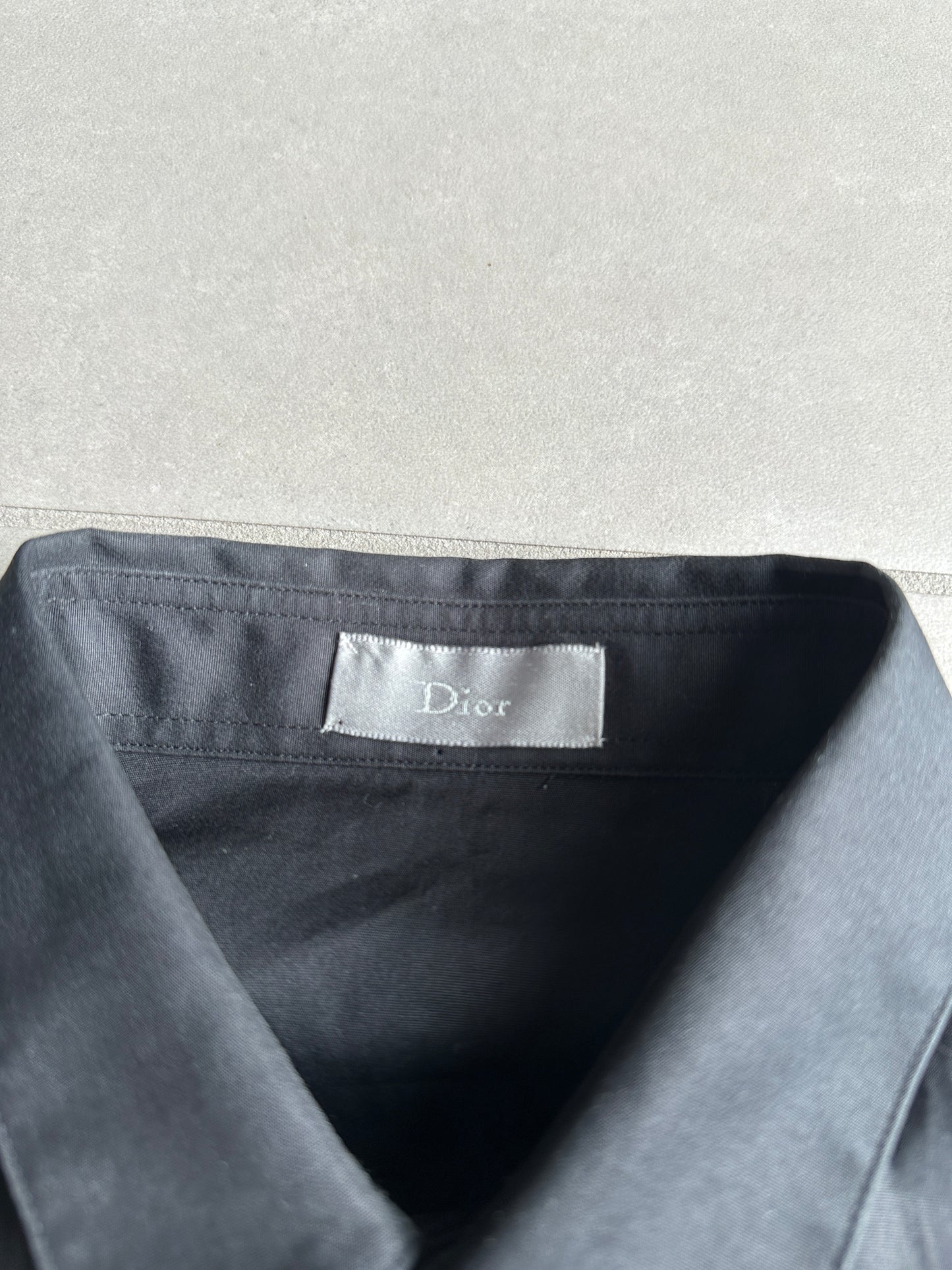 Dior homme AW07 “Navigate” Bee motif button up