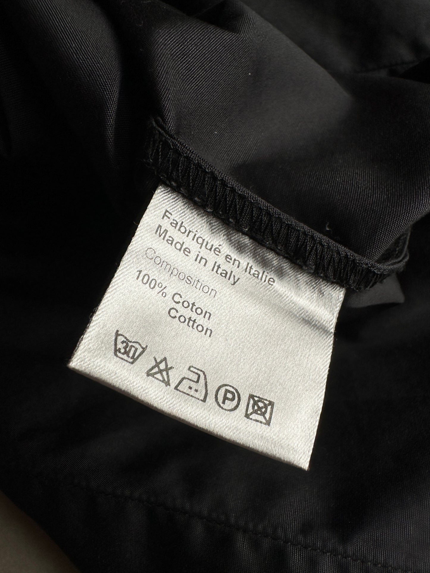 Dior homme AW07 “Navigate” Bee motif button up