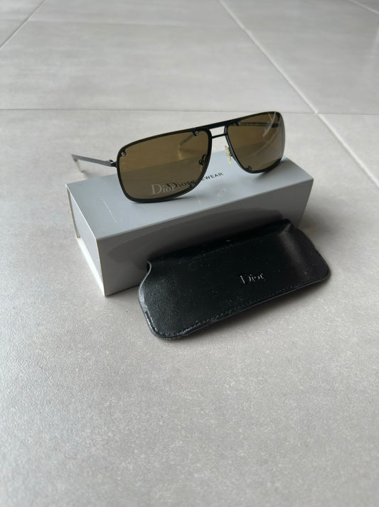 Dior Homme AW03 "Luster" studded aviator sunglasses
