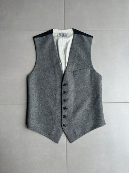 Dior homme AW02 “reflexion” cashmere/wool vest