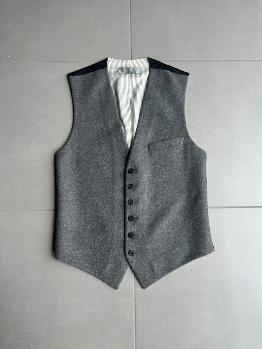 Dior homme AW02 “reflexion” cashmere/wool vest