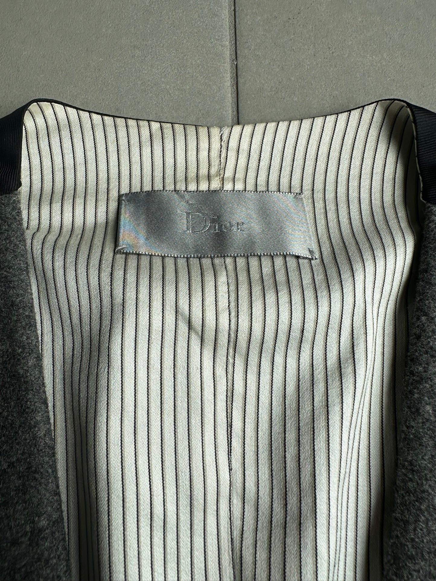 Dior homme AW02 “reflexion” cashmere/wool vest